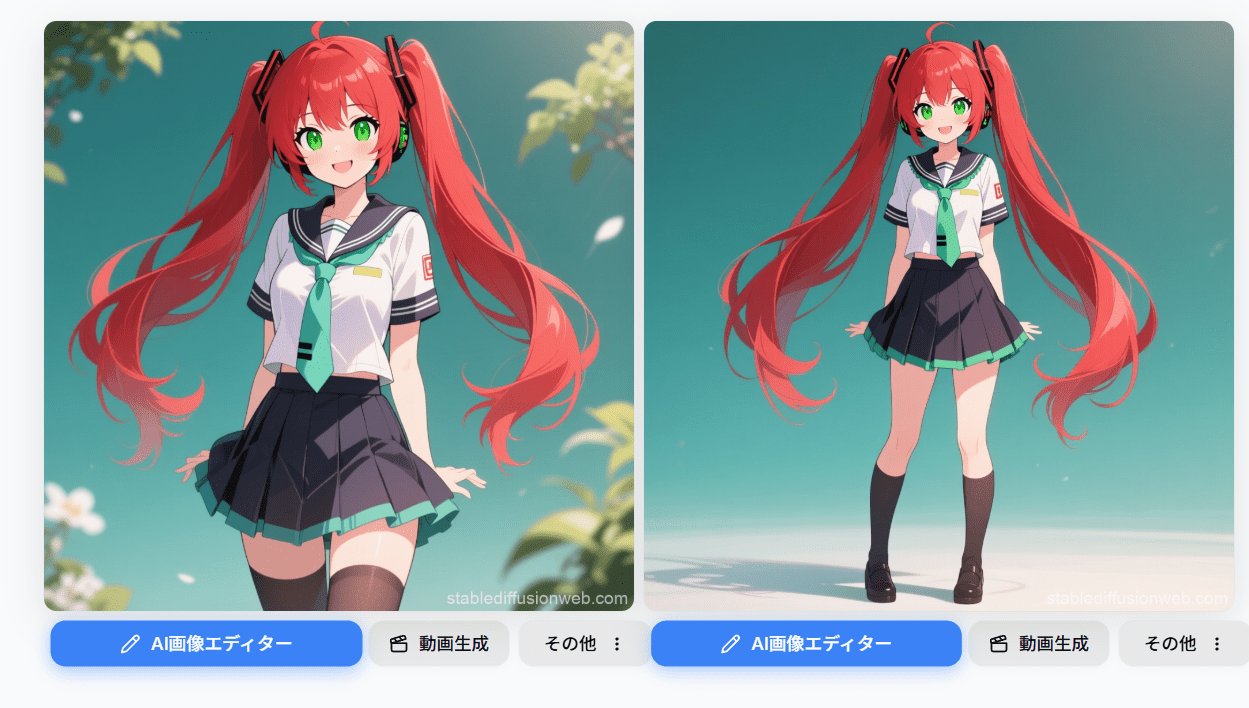 生成ai 立ち絵　live2d 無料　stable diffusion